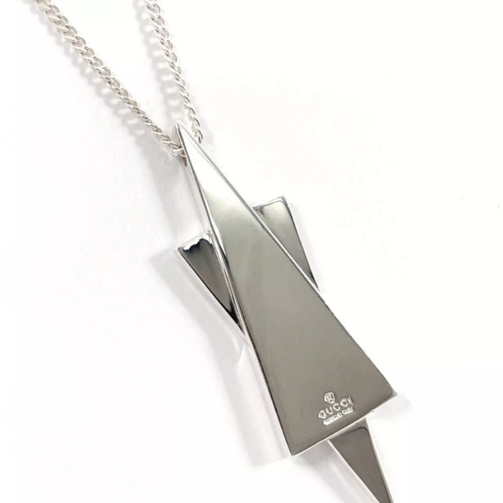 GUCCI Necklace Star Of David Pendant/ UNISEX - Picture 3 of 7